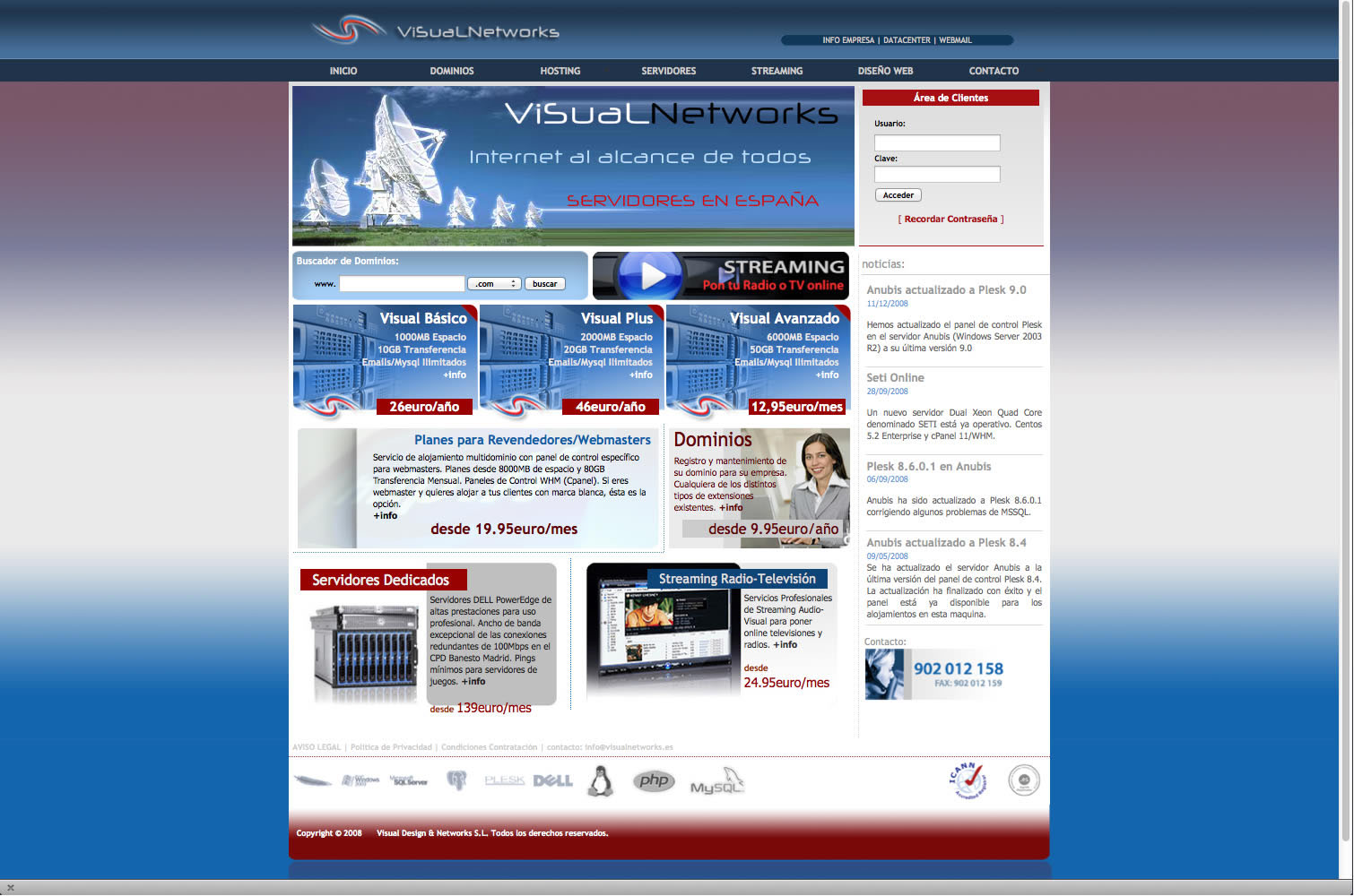 Web VisualNetworks 2008